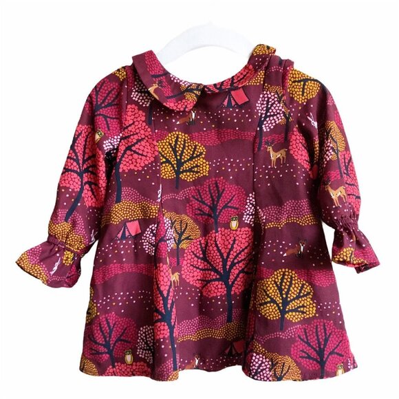 OshKosh B'gosh Other - Genuine Kids Maroon Woodland Dress
